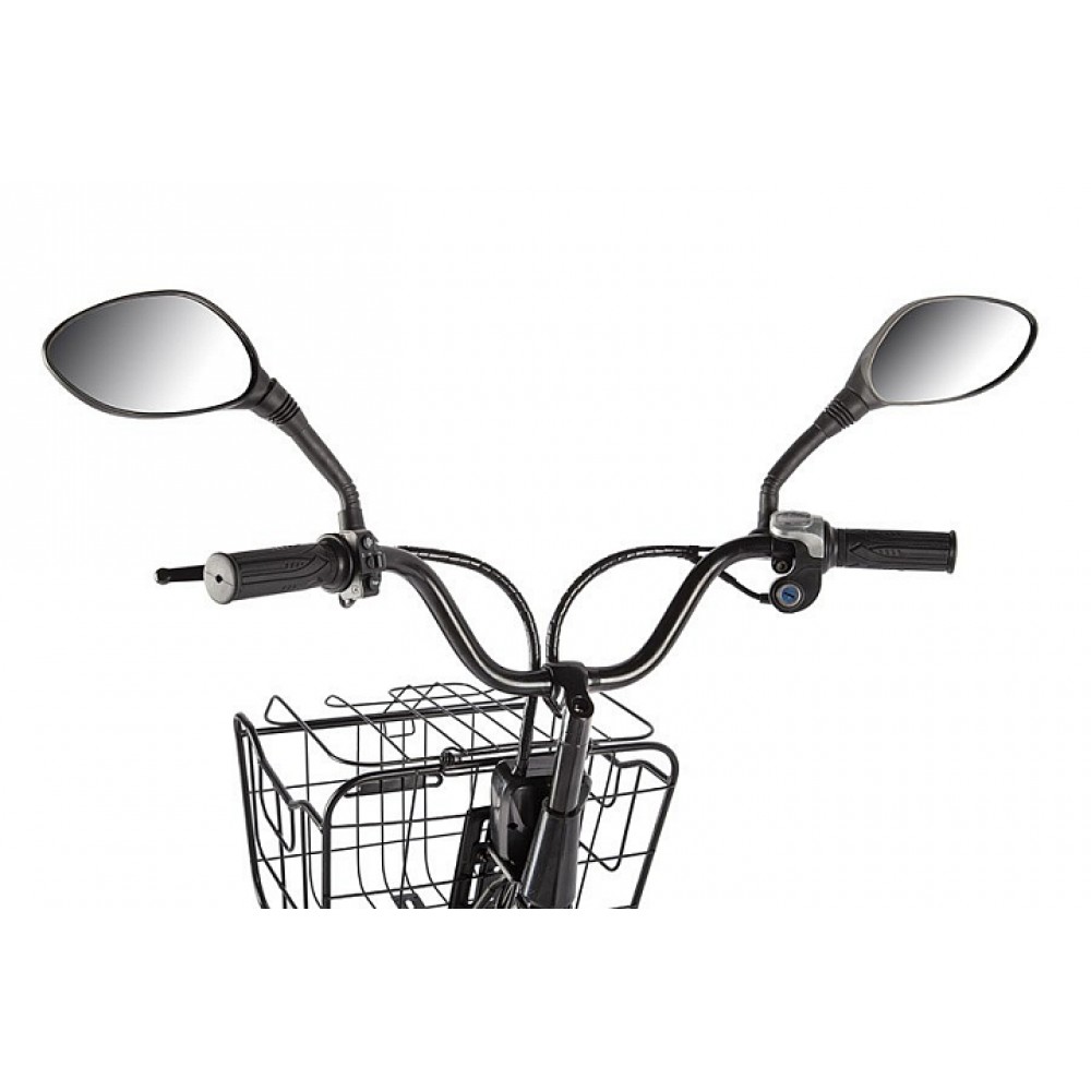 Электровелосипед велогибрид GREEN CITY e-ALFA LUX Черный 5