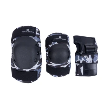 Набор защиты Tech Team Safe Fit Teens 2.0 Grey (Серый) Размер S